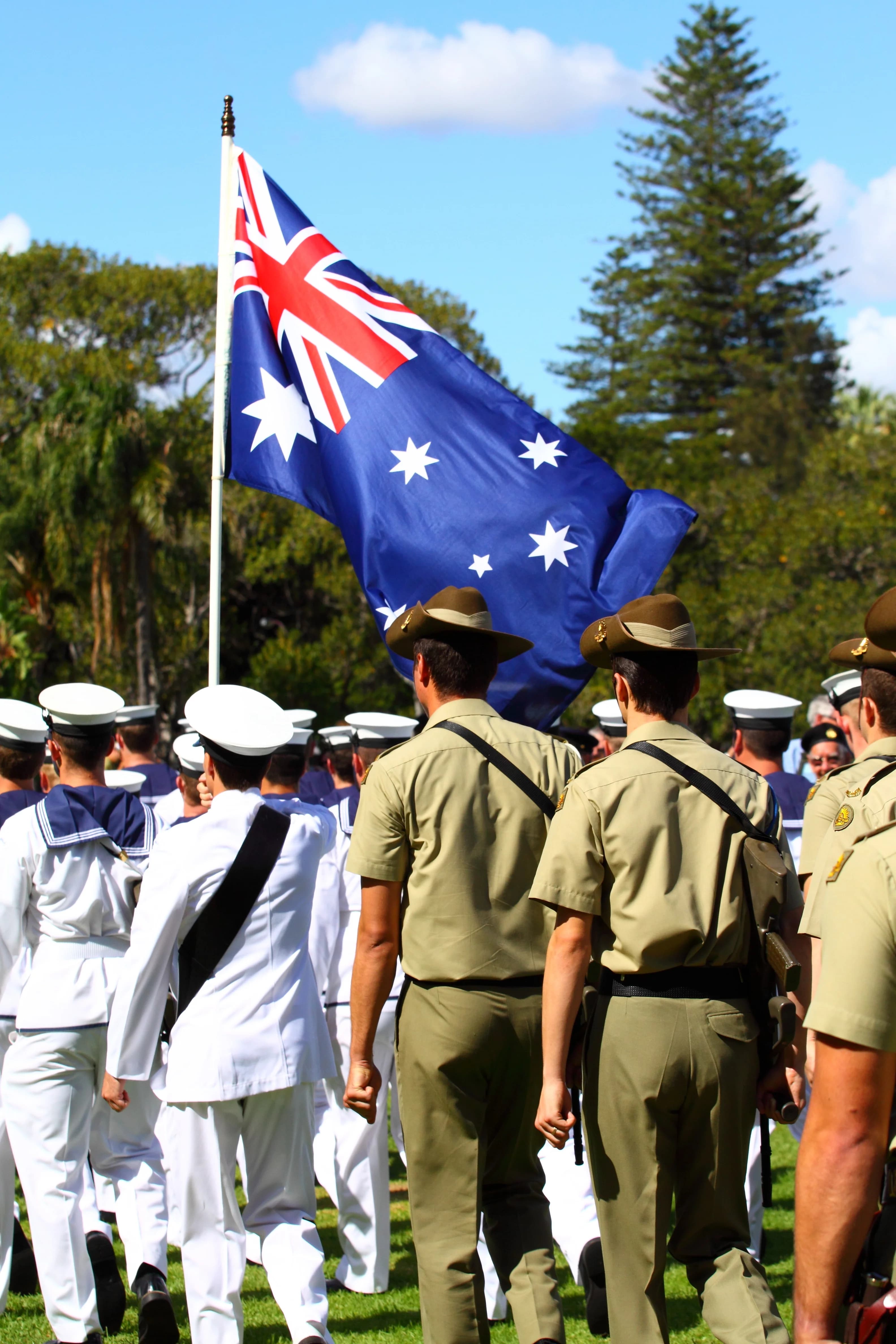 Australian military parade